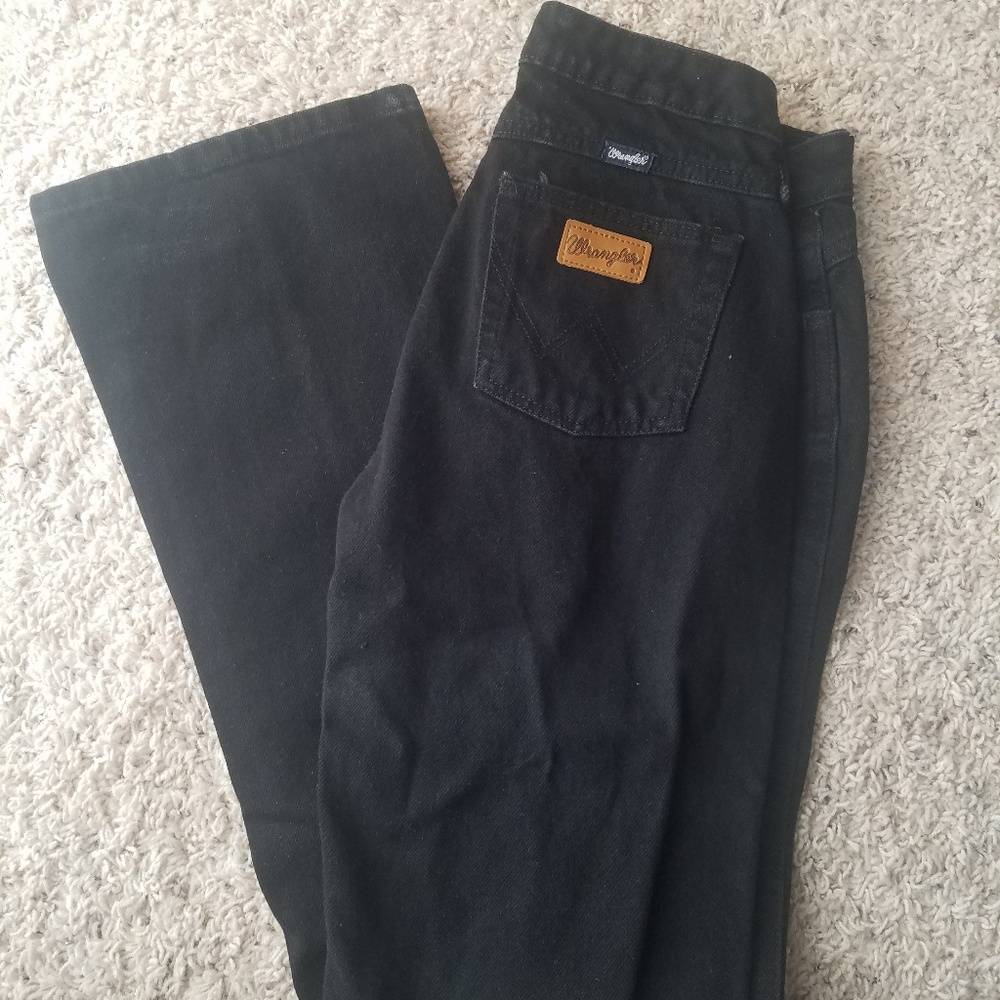 Wranglers black jeans